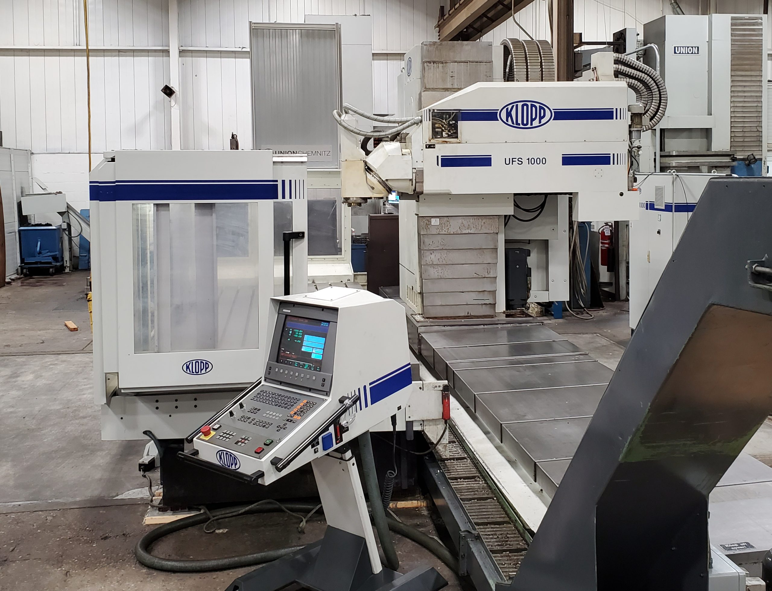 2008 Klopp CNC Floor Type Universal Milling Machine Model UFS 1000