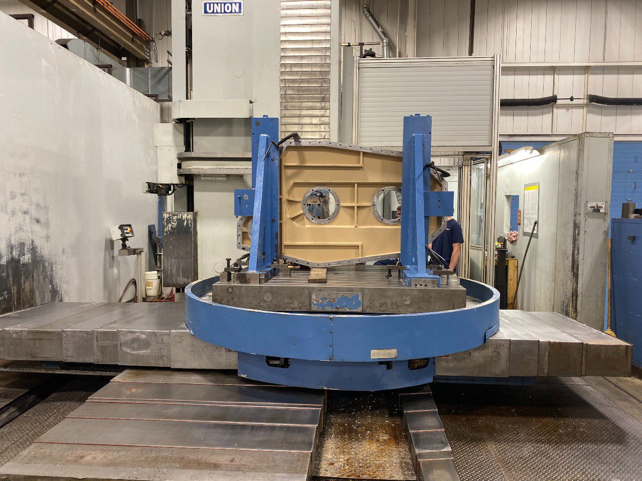 2001 5" Union CNC Horizontal Boring Mill Model TC 130 (Installed new in 2001)