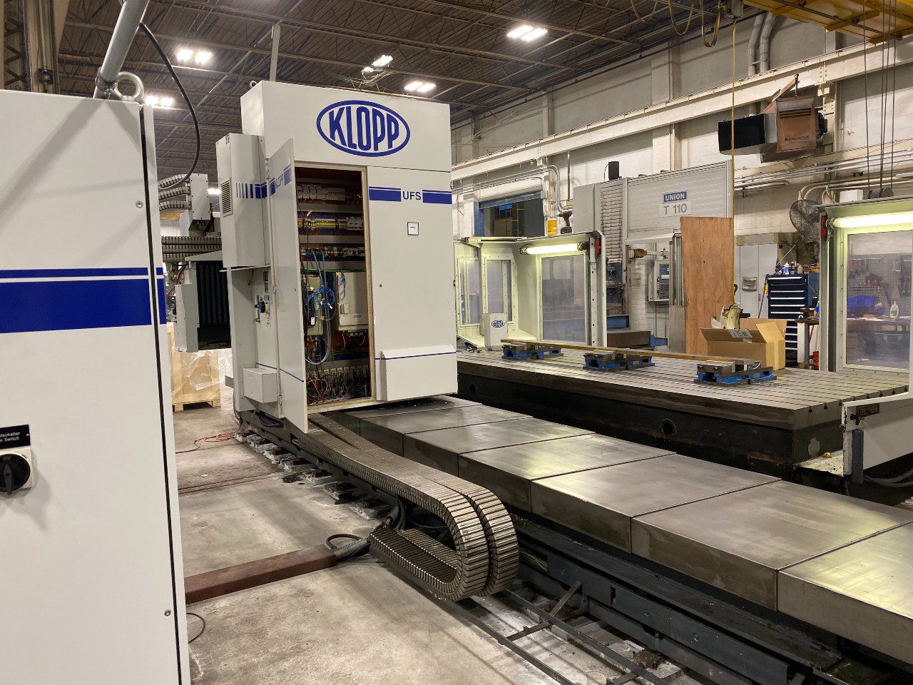2008 Klopp CNC Floor Type Universal Milling Machine Model UFS 1000